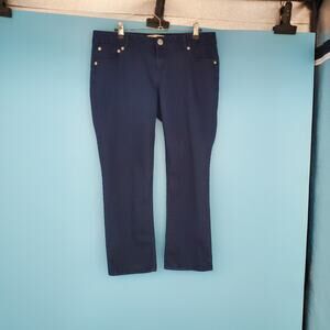 NOBO No Boundaries Jeans Size 13 Dark Wash Cropped Low Rise